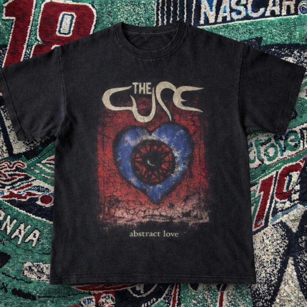 The Cure Heart Graphic Black T Shirt Unisex Alternative Rock Tee